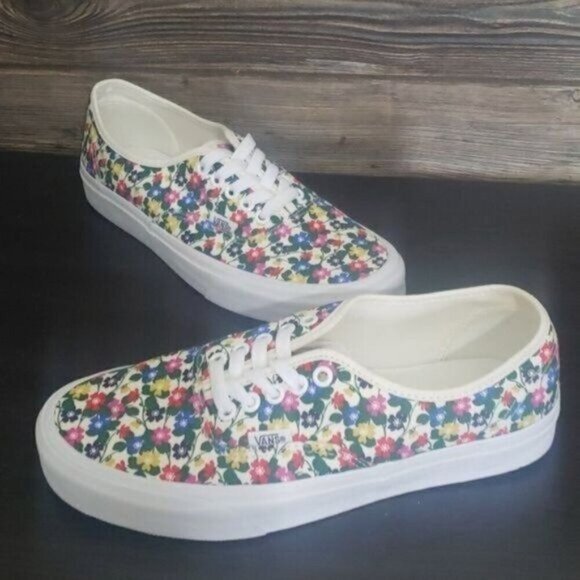 New Vans Authentic Floral Womens Shoes Size 8 Bloomcore Festival Boho Streetwear - Picture 3 of 9